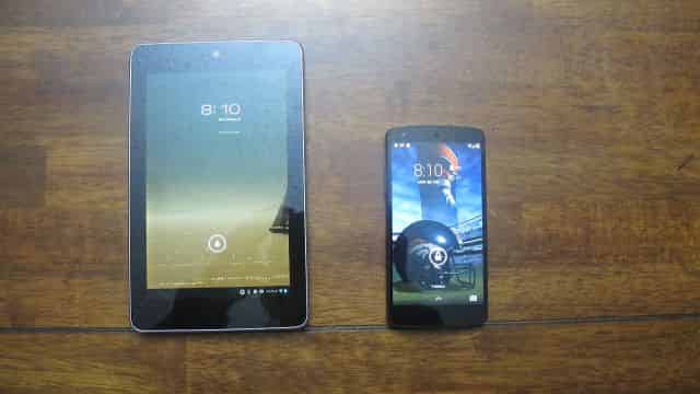 Nexus 7 and Nexus 5