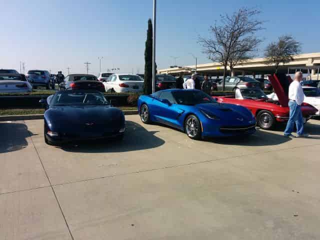 Three Different Generations of Corvette