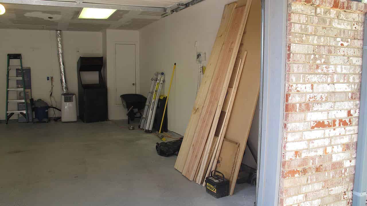 Cleaned garage, right side.