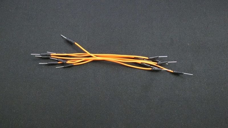 Orange connector cables