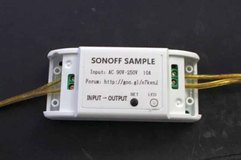 Sonoff test fit and experimentation