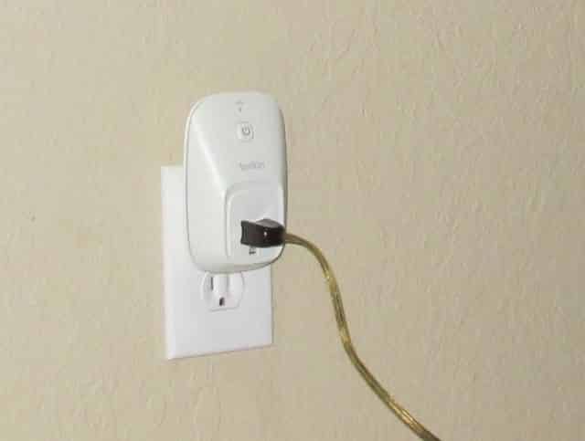 Plugged into Wall