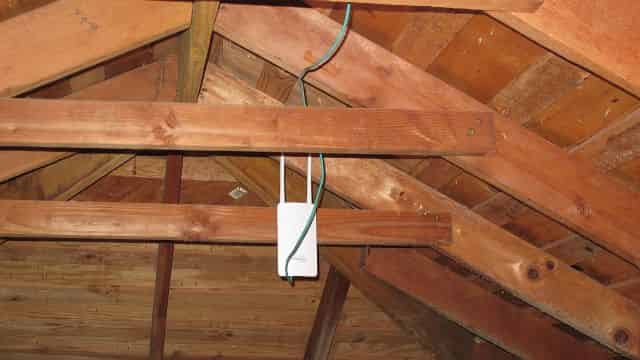 ENS202EXT mounted in attic #1