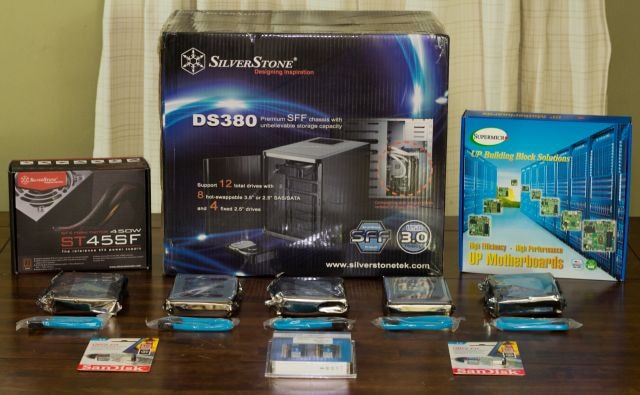 All the 2017 DIY NAS parts,  and then some!