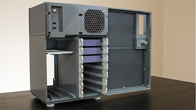 What about a 3D-Printed Mini-ITX NAS Case?