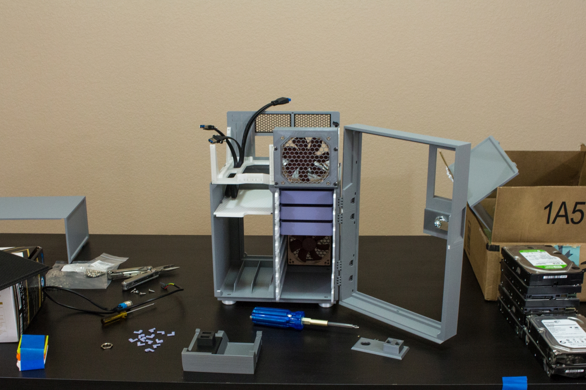 Looking for a project to pass the time? Try 3D printing a NAS box