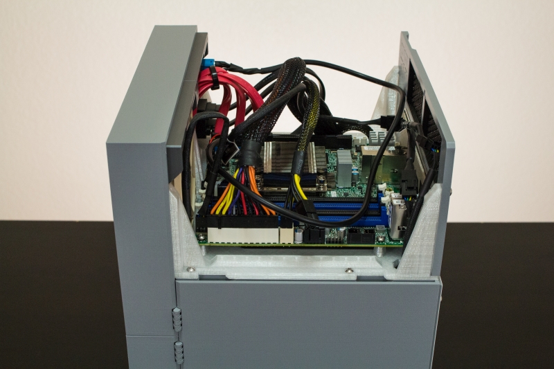 Motherboard Mounted from side  #1