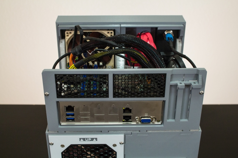 Motherboard Mounted from rear #1