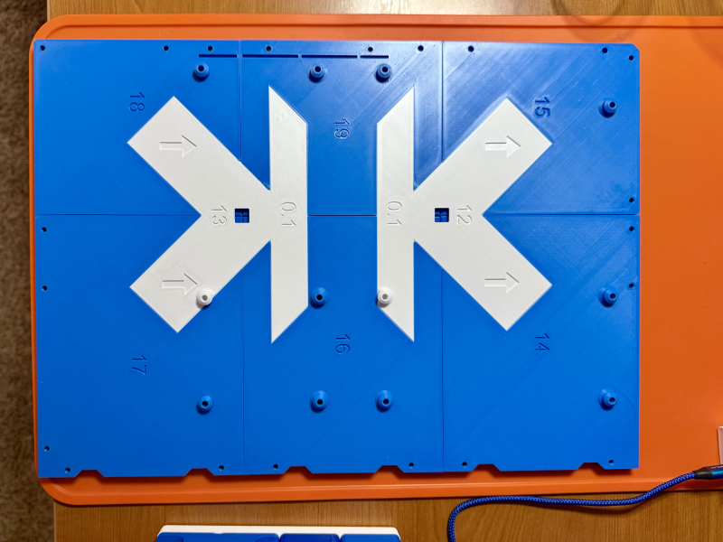 Assembled motherboard plate.