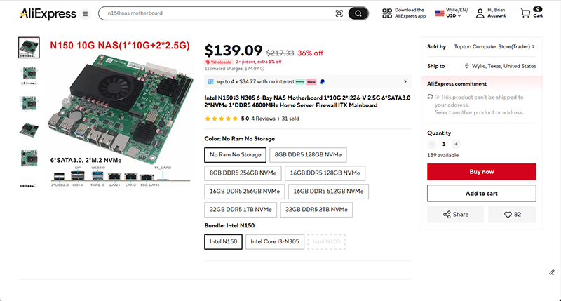 Topton N18 Product Listing from AliExpress
