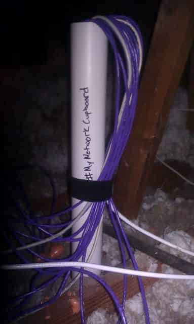 PVC Conduit in the Attic