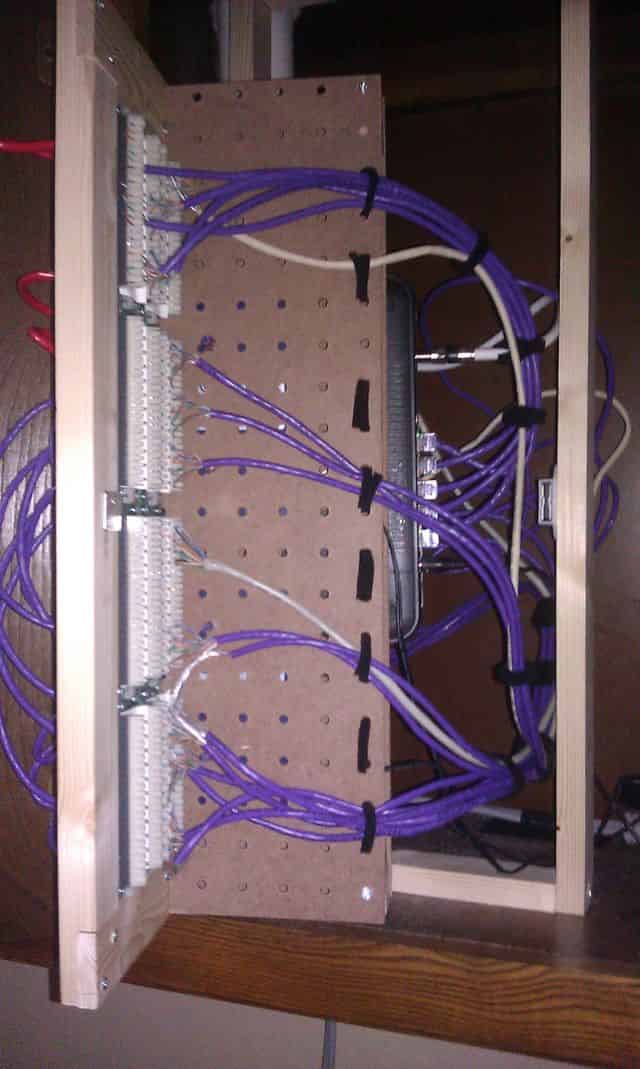 Network Rack in Open Position #1