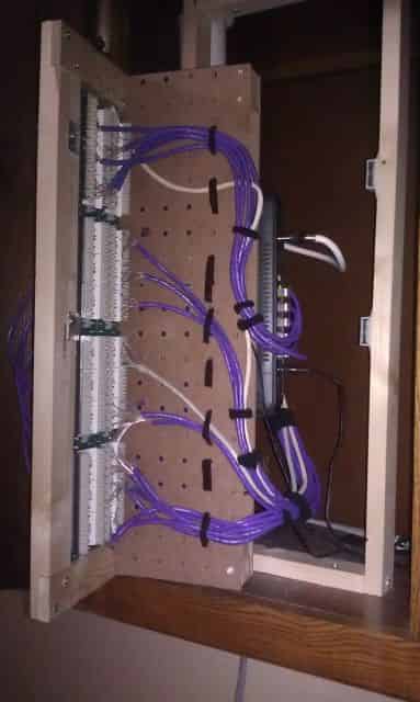 Network Rack in Open Position #2